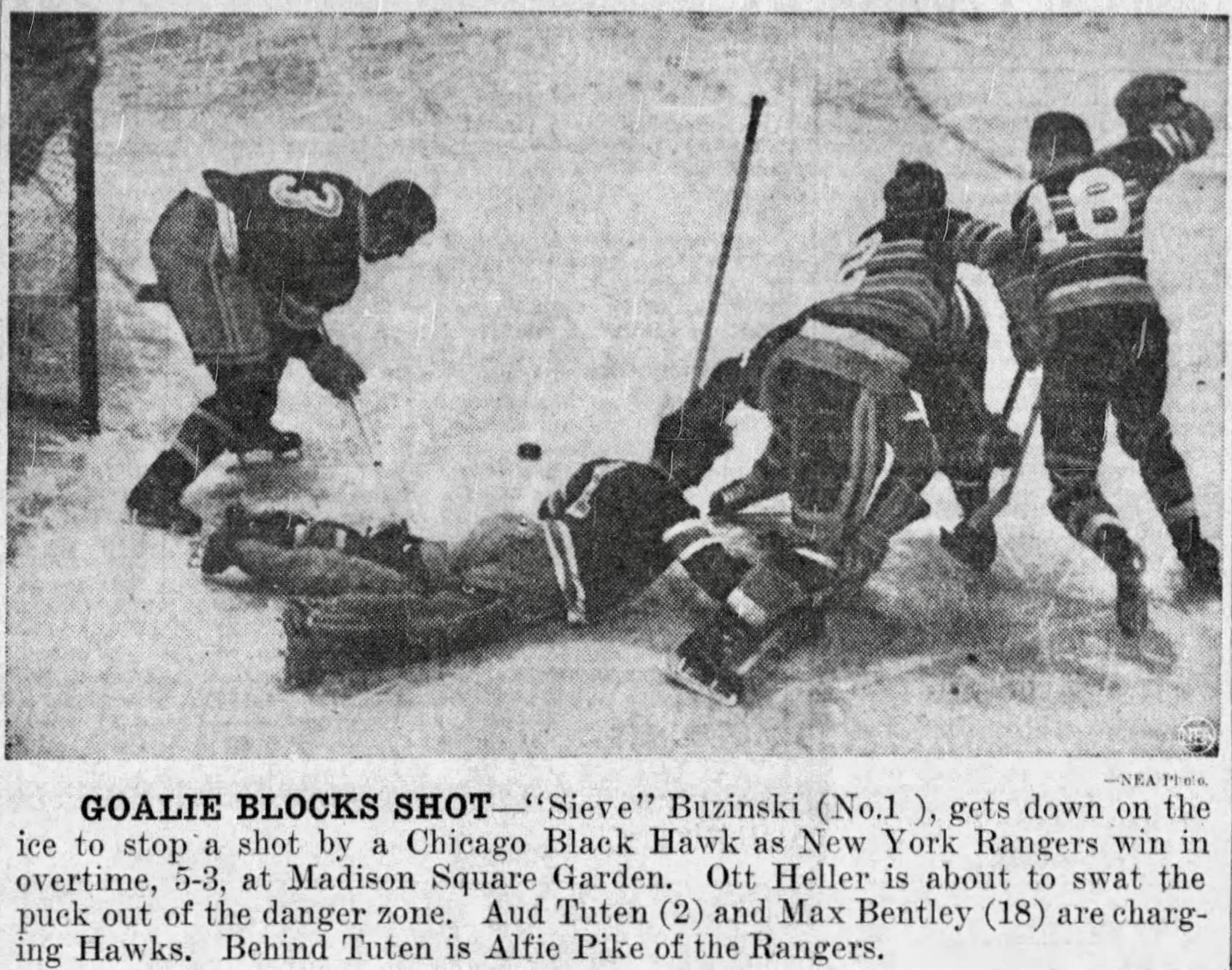 the first nhl game